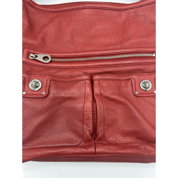 MARC JACOBS COLLECTION PINK LEATHER BLAKE LARGE FULL ZIP SHOULDER HOBO HAND BAG - Picture 13 of 15